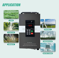 Convertisseur de fréquence industriel IP45 VFD triphasé 1,5KW-4KW 380V V/F, onduleur de haute qualité pour moteurs asynchrones, compresseur