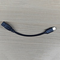 Kabel Transfer Data USB tipe-c, 14CM OTG kecepatan tinggi dengan konduktor tembaga murni untuk ponsel dan perangkat eksternal