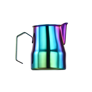 Design moderno italiano 304 acciaio inossidabile eco-friendly caffè Latte tazza Fanie Latte Bubble Pot utensile pancia - Product Image 1