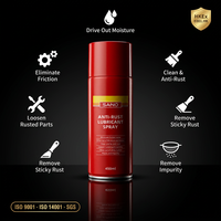 Spray lubrifiant antirouille Sanvo 450ml 6-en-1, décapant de rouille, huile pénétrante, débloqueur de boulons, pour métaux, vente en gros