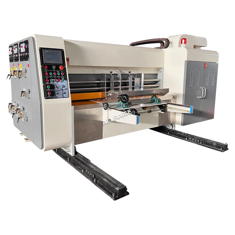 Preço fábrica Caixa ondulada Flexo Impressão Grooving Slotted Die Cutting Machine Caixa ondulada que faz a máquina