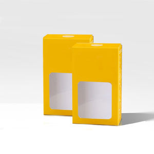 High Quality Custom logo Wholesale Cardboard Paper <b>Gift</b> <b>Box</b> with <b>clear</b> Window - Product Image 5