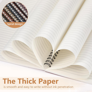 Cuaderno de composición Kraft personalizado, diario, 80 hojas, con reglas, espiral, para universidad, suministros de planificación y diario. - Product Image 4