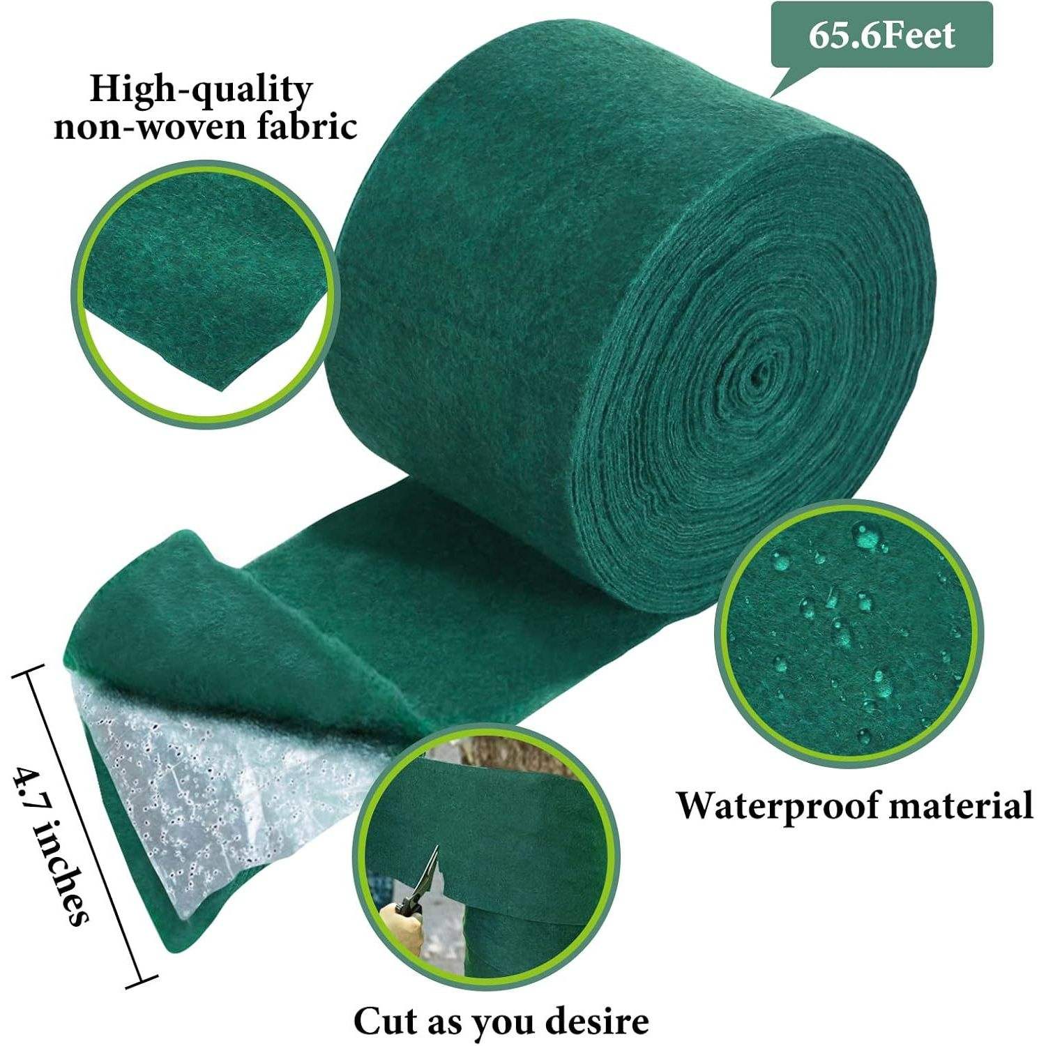 1 pieza, verde de tres capas, 0,12 mm de ancho, 15 mm de largo