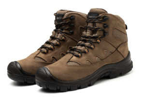 Zapatos de Senderismo Duraderos para Hombre, Parte Superior de Cuero Transpirable, Impermeables, Anticolisión, Antideslizantes, Botas para Montañismo, Campismo y Senderismo - Product Image 3