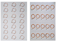 Grosir UHF A4 RFID Inlay kering/basah Inlay Label NFC stiker Printer RFID Inlay