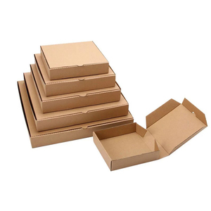 Großhandel Bulk Wellpappe Wieder verwendbare Kraft Plain Brown White Pizza <span class=keywords><strong>Box</strong></span> Individuell bedruckte Pizza-Verpackungs boxen zum Mitnehmen - Product Image 4