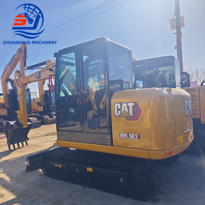 Excavadoras de cadenas Caterpillar CAT305.5 CAT305.5E2 usadas de alta eficiencia, 5.5 toneladas, miniexcavadora Cat305.5 original usada en venta - Product Image 1