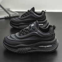 MC188 Nouvelles chaussures de sport d'automne pour hommes, respirantes, décontractées, de course, à semelle épaisse, avec coussin d'air, baskets rehaussantes pour hommes