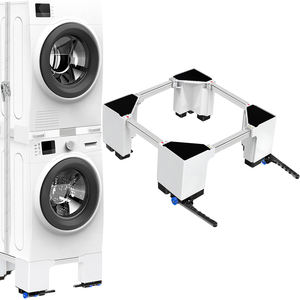 Adjustable Base <b>Washing</b> <b>Machine</b> Stand Height Riser Movable Refrigerator <b>Washing</b> <b>Machine</b> Stand with <b>Wheels</b> - Product Image 1