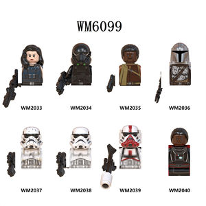 Bloques de Construcción de Soldados Rebeldes, Buzos del Desierto, Jawas, Leia, Han Solo, Ewoks, Chewbacca, Starkiller, Ladrillos Gamorreanos, Figuras de Juguete - Product Image 2