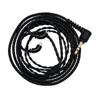 1DD + 2BA 2Pin 0.78 moniteur intra-auriculaire en résine avec 4 brins plus de détails écouteurs en cuivre sans oxygène remplacer le câble de mise à niveau