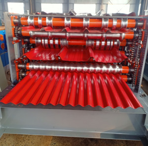 <span class=keywords><strong>2026</strong></span>년형 삼중 타일 지붕판 제조기 - Product Image 6