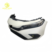 Disponible en stock 2022-2024 pour Honda Civic : pare-chocs complet avec calandre, ventilateur de radiateur, phares, feux antibrouillard, composants avant.