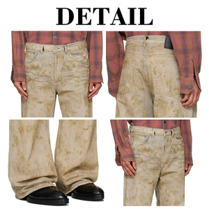 Pantalones Vaqueros Anchos de Mezclilla Desgastada Estilo Vintage para Hombre KingSen, Jeans Holgados de Estilo Retro Urbano, Jeans Y2K - Product Image 6