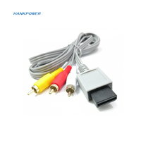 Câble AV pour console Wii, câble composite 3 RCA pour console Nintendo Wii, câble vidéo RCA, cordon audio vidéo