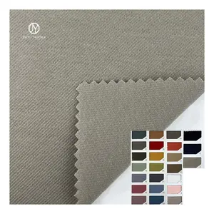 280GSM American cotton twill fabric 80 polyester 16 cotton 4 spandex double sided CVC sweater textile fabrics terry