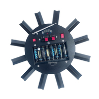 Télécommande sans fil pour machine à étincelles froides de scène à 12 jets unilatéraux, support en fer 12 canaux alimenté par piles AA pour événements festifs