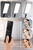 Panneau LED de photographie de 32 pouces pour diffusion en direct, éclairage vidéo portable, studio photo, lumière pour TikTok avec trépied de 200 cm