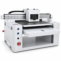 Printer UV 6090 Enam hingga Delapan Warna dengan Sirkulasi Tinta Putih dan Pengadukan untuk Pencetakan pada Papan Kaca Akrilik dengan Lapisan Pernis Mengkilap