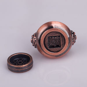 <span class=keywords><strong>Acheter</strong></span> porte-encens et brûleur à cône en alliage de cuivre en vrac pour attrape-cendres de bureau à domicile - Product Image 5