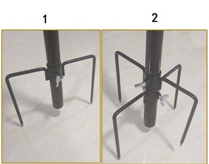Новый продукт, алюминиевый флагшток 8,6 футов, прочный ветростойкий профессиональный американский флагшток для дома, сада - Product Image 2