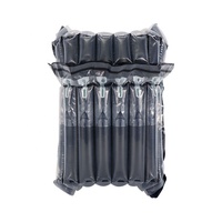 Sac noir de colonne d'air d'enveloppes de matériel d'emballage d'intimité personnalisée pour l'article fragile