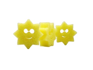 ฟองน้ำขัดผิวนุ่มอเนกประสงค์ปราศจากรอยขีดข่วนและทำความสะอาดได้อย่างล้ำลึกในน้ำอุ่นเนื้อแน่นในเครื่องล้างจานเย็น - Product Image 2