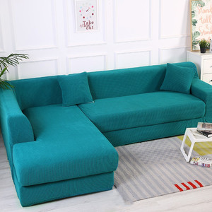 <span class=keywords><strong>Housse</strong></span> de canapé en peluche polaire élastique magique extensible en forme de L pour la chambre à coucher, meilleures ventes - Product Image 3