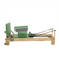 Máquina de Entrenamiento de Yoga Profesional 2026, Cama de Pilates Comercial para Estudio, Ajustable, Telescópica, de Roble Verde Premium