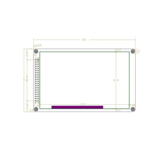 หน้าจอ TFT LCD ขนาด 4.3 นิ้ว ความละเอียด 480x272 |   ไดรเวอร์ SSD1963, อินเทอร์เฟซ MCU 8/16 บิต, โมดูลสัมผัสแบบต้านทาน/แบบคาปาซิทีฟ W891 - Product Image 5