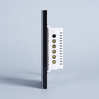 Kits et système de maison intelligente en verre 3mm écran tactile 3 gangs interrupteur intelligent bouton tactile sensible avec contrôle d'application commande vocale