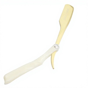 มีดโกนหนวดแบบพับได้สำหรับผู้ชาย ใบมีดเปลี่ยนได้ ใช้โกนหนวด - Product Image 1