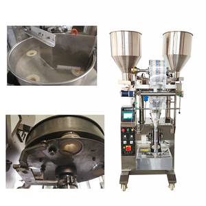 Máquina de envasado automática pequeña de 4 sellos laterales para doble paquete con función de llenado, para empaques de película y madera, con motor central - Product Image 4