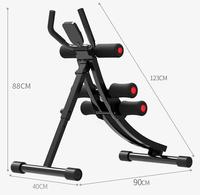 Máquina de Abdominales CHENGMO SPORTS, Máquina de Entrenamiento Abdominal Ajustable para Ejercicios de Abdominales en Casa, Gimnasio, Fitness, Plegable, Entrenamiento de Fuerza