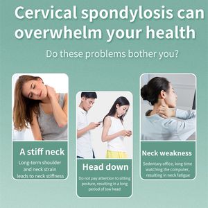 Atmungsaktive Halskrause in Wunschfarbe zur Haltungskorrektur, Silikon-Nackenstütze zur Linderung von Nackenschmerzen und -druck - Product Image 2