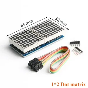 Sıcak MAX7219 8*8 Nokta Matris <span class=keywords><strong>LED</strong></span> Ekran Modülü 8/4/2 bir arada Dijital Tüp Mikrodenetleyici Kontrol Kartı DIY KITI Için - Product Image 2