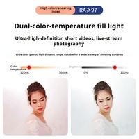 Lampe de studio 200W pour film et télévision, lumière d'appoint 5600K avec indice d'indice de reproduction des couleurs élevé, répondant aux besoins de photographie 4K