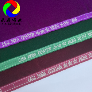 Meilleure qualité de tissu sud-coréen Micro Velvet 5000 Crown Mode 54 "100% Polyester Plain Micro <span class=keywords><strong>Falcon</strong></span> Velvet Super Micro 5000 - Product Image 6