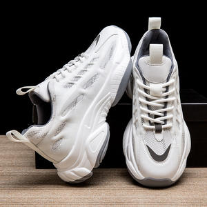 Chaussures de sport décontractées tendance 2026 à lacets, semelle épaisse antidérapante et respirante, rehaussantes, pour la course en extérieur et le basketball masculin - Product Image 2