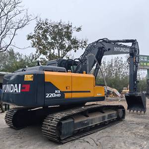 מחפר זחלי יונדאי <span class=keywords><strong>220</strong></span> מקורי מקוריאה, 22 טון, יד שנייה - Product Image 1