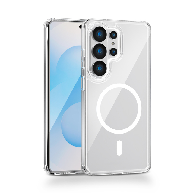 New 2.5mm Acrylic Shockproof Magnetic Waterproof Transparent Protective Mobile Phone Case for for Fashion Simple Design