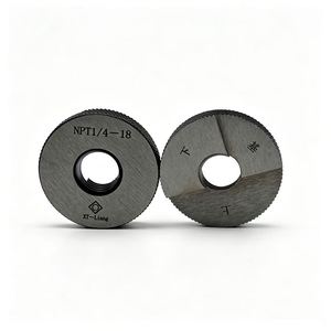 Produttore di calibri ad anello per filettature coniche <span class=keywords><strong>americane</strong></span> NPT, calibri ad anello per filettature Go e No-Go: NPT1/16, NPT1/8, NPT1/4, NPT3/8, NPT1/2 - Product Image 1