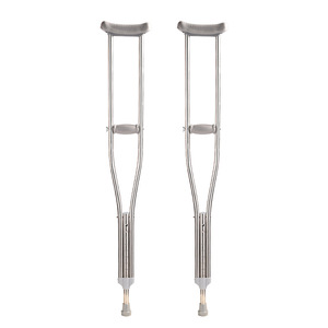 Béquilles médicales Kangrui en acier inoxydable, hauteur réglable 120-190 cm, pour personnes handicapées et personnes âgées. - Product Image 3
