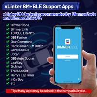 Escáner OBD2 Vgate VLinker BM ELM327 V2.2 para Diagnóstico de Automóviles 4.0, Herramienta de Diagnóstico Bimmercode PK con 1 Año de Garantía