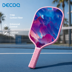 Raquette de pickleball en graphite en gros, professionnelle, légère, noyau en polymère alvéolé, offensive, durable, logo personnalisé, usine OEM - Product Image 2