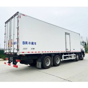 8x4 40ft boîte réfrigérée bon marché <span class=keywords><strong>camion</strong></span> de refroidissement <span class=keywords><strong>camion</strong></span> congélateur utilisé avec le Offre Spéciale de réfrigérateur Thermo King - Product Image 1