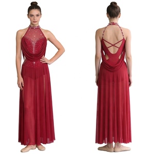 Costume de danse lyrique pour femmes, robe longue maxi, spectacles de danse, spectacles sur scène, fêtes, costumes de danse personnalisés - Product Image 2