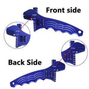 Clé à molette réglable en acier allié, 1 pouce, métrique, à mâchoire dentée à une extrémité, poignée antidérapante pour modification de voiture - Product Image 3