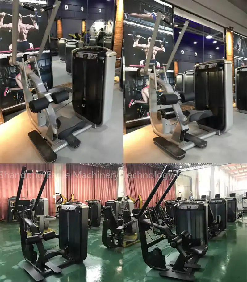 YG-9003 Gym commercial Equipment Fitness strength lat pull down Machine Customized Logo Lat Pulldown bar for gym